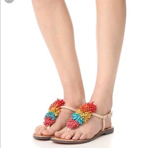 Sam Edelman sandals size 7 gates fringe sandals